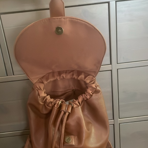 Cognac backpack purse - Picture 3 of 3